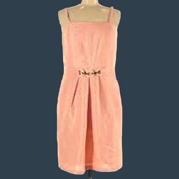 ANTONIO MELANI- WOMENS SPAGUETTI STRAP SQUARE NECK KNEE LENGHT DRESS SIZE 12 - Picture 3 of 8